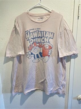 Hawaiian Punch Graphic Logo T-Shirt Beige Men’s XXL Short Sleeve Crew Neck
